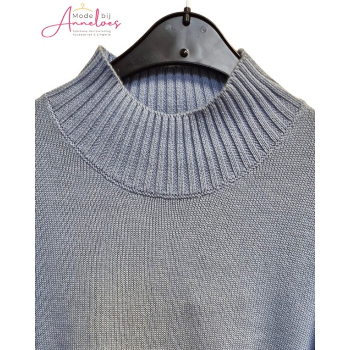 Blue Seven Pullover 248194 turtle hals Blauw Blue Seven Pullover 248194 turtle hals Blauw